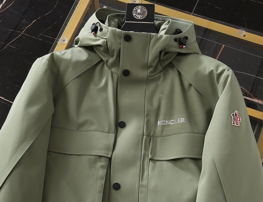 Moncler Hooded Utility Puffer Coat