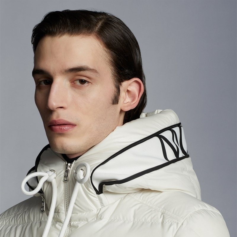 Moncler Hooded Short Down Coat