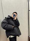 AMI Paris Hooded Quilted Puffer Jacket