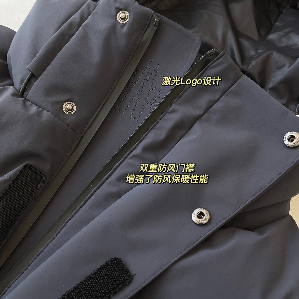 Moncler Hooded Quilted Short Down Coat