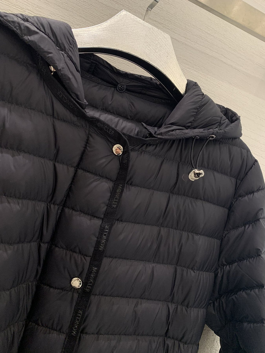 Moncler Women’s Belted Hooded Long Down Coat