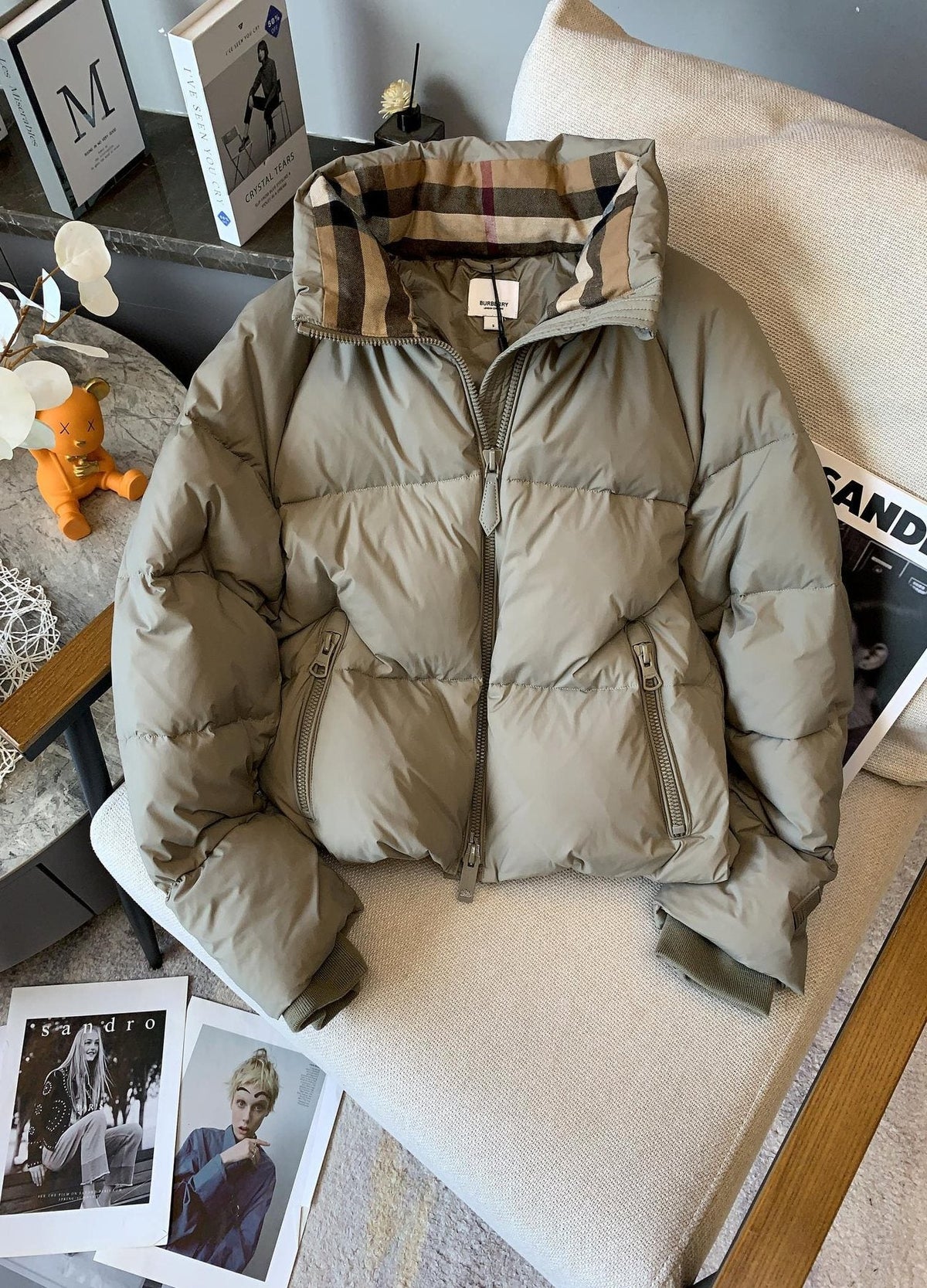Burberry Short Quilted Puffer Jacket