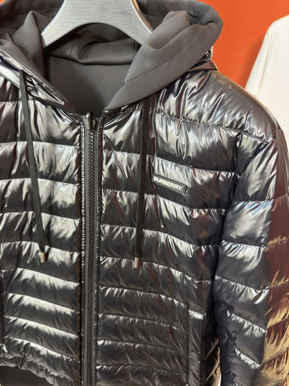 Burberry Reversible Black Hooded Puffer Jacket