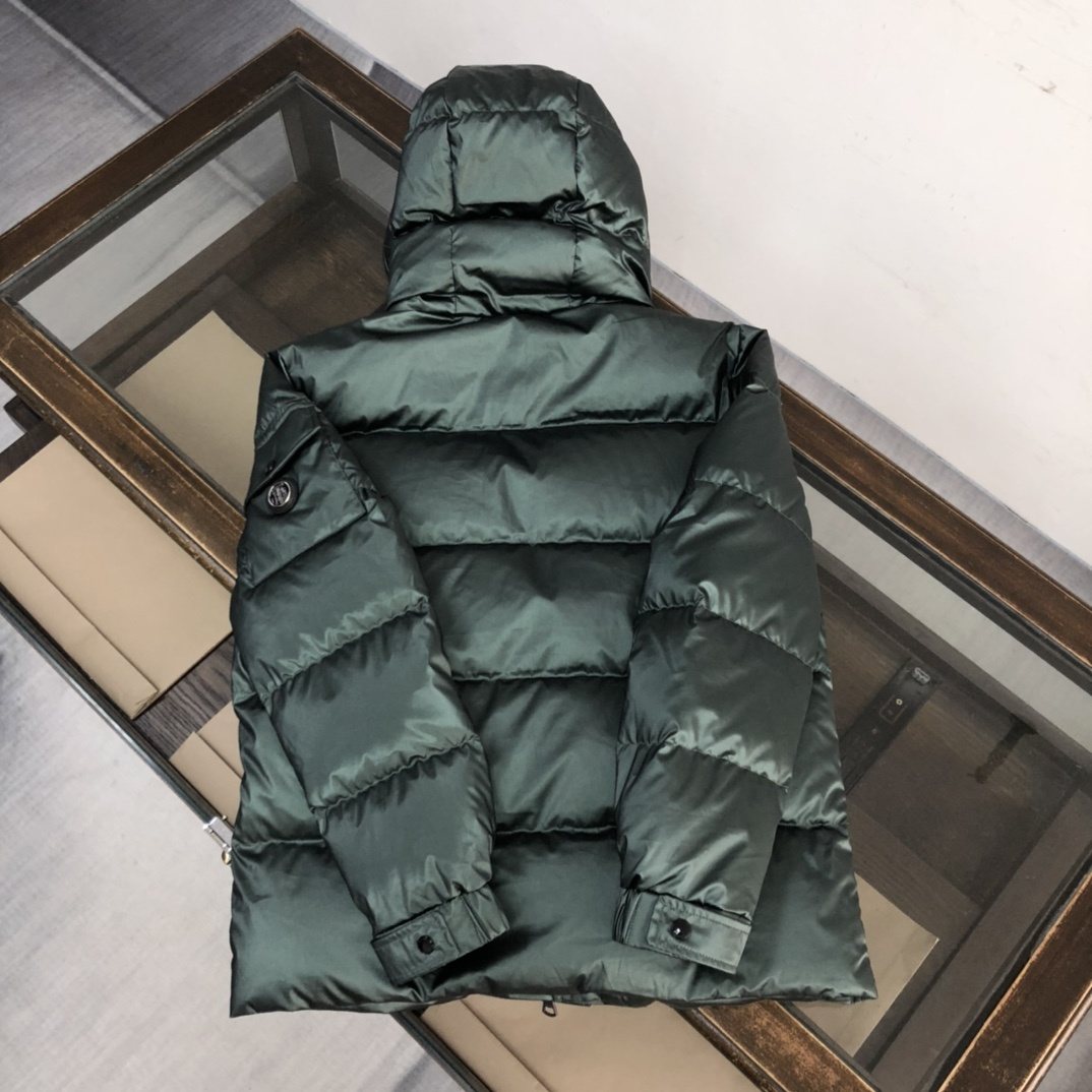 Burberry Glossy Hooded Puffer Jacket
