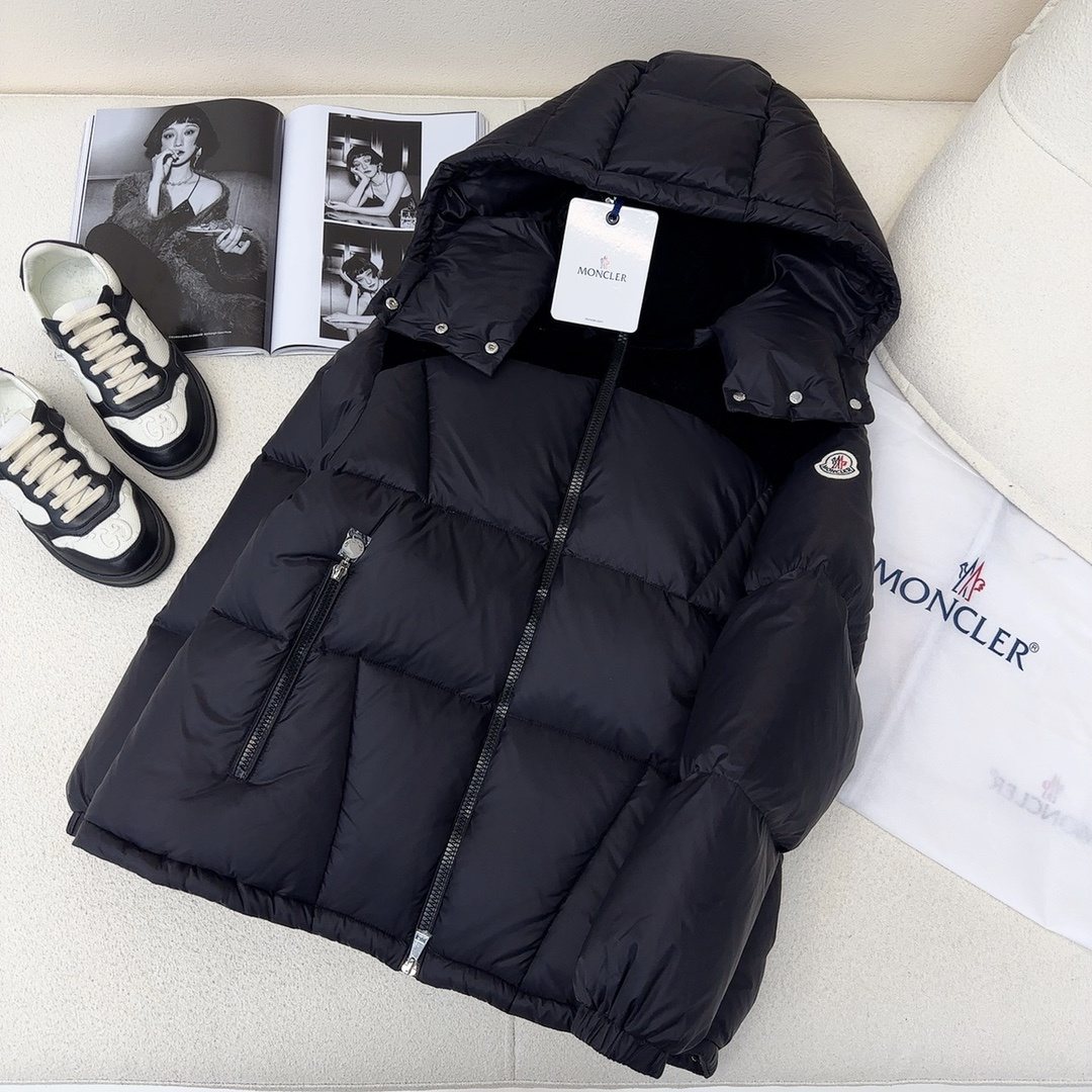 Moncler Hooded Quilted Puffer Coat