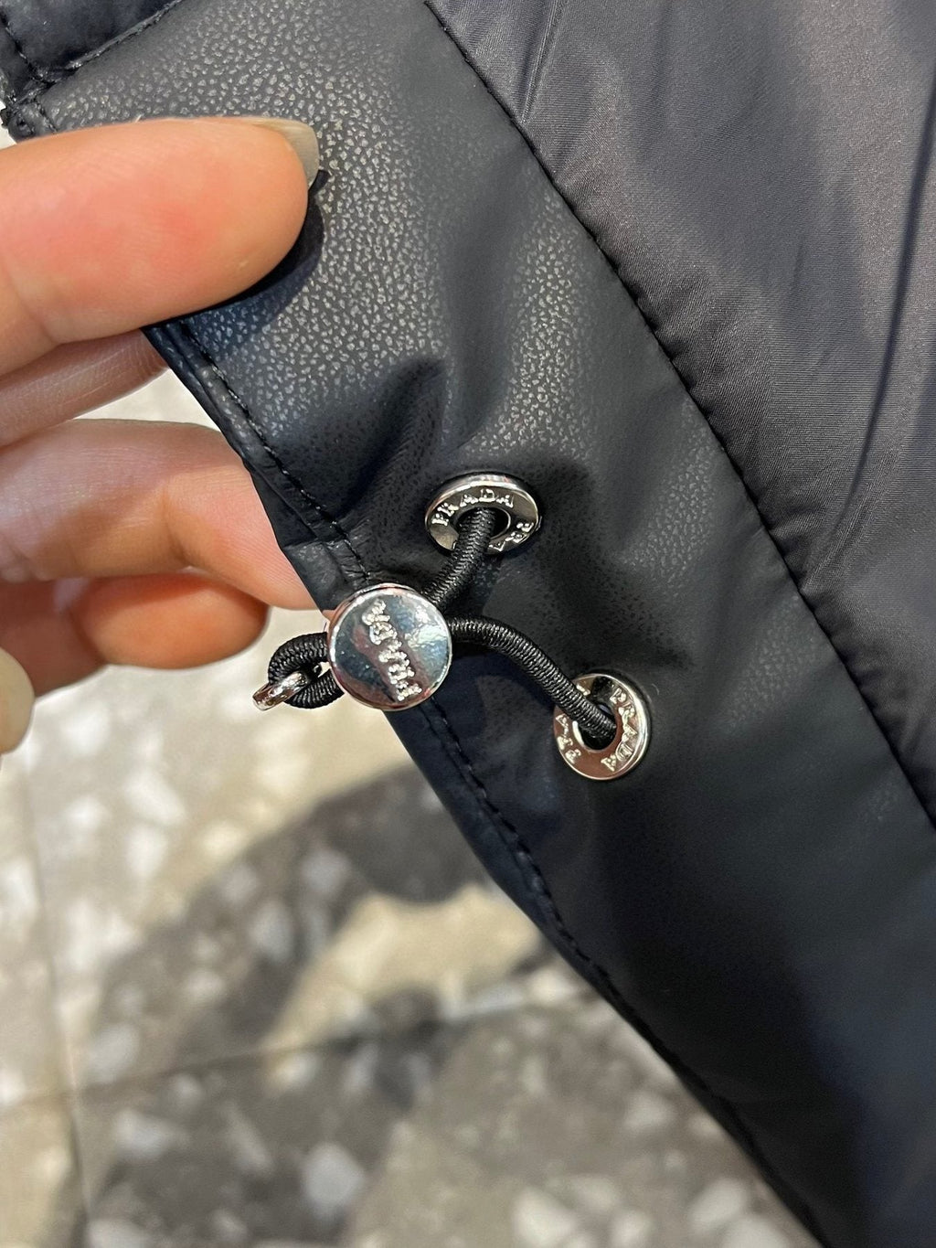 Prada Triangle Badge Padded Vest