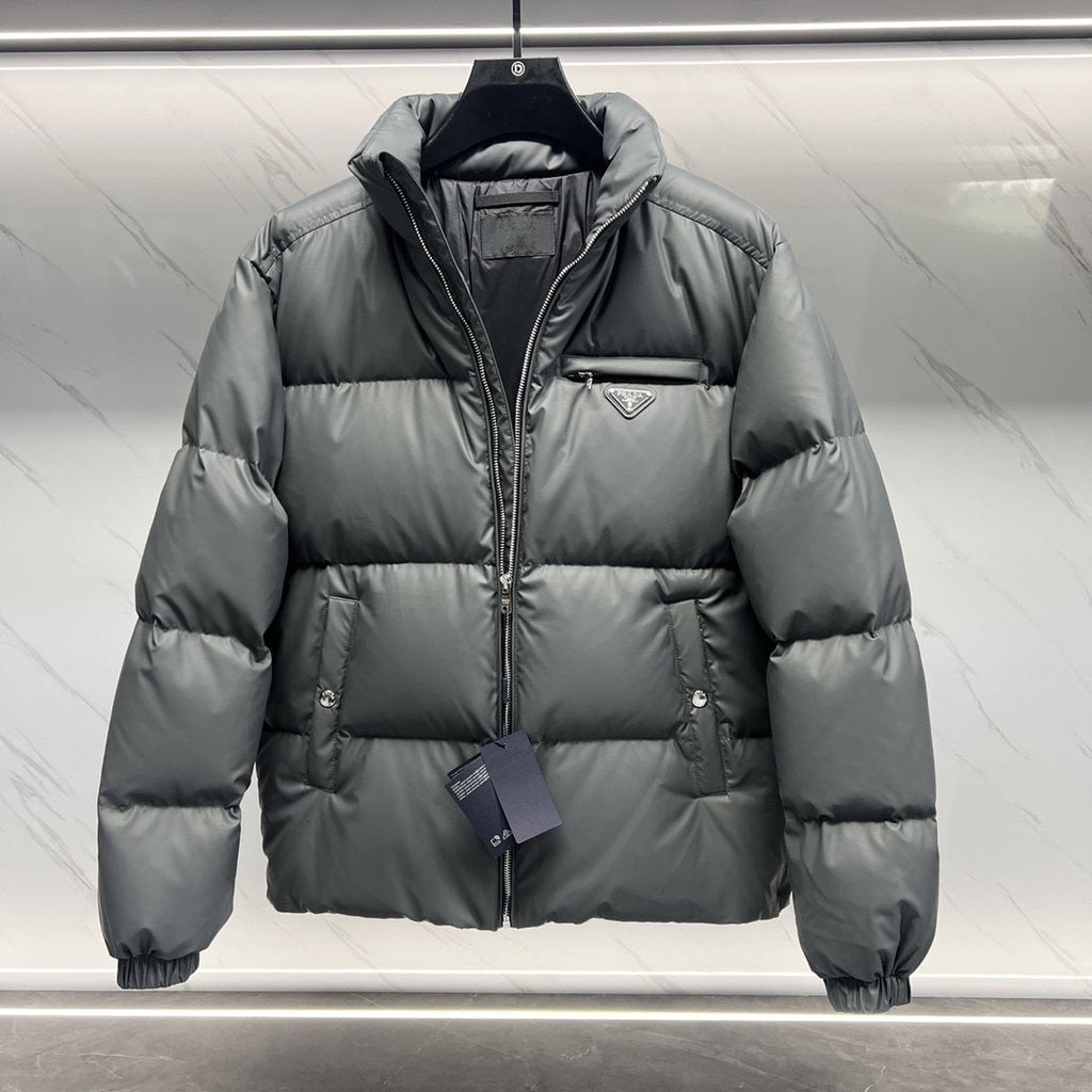 Prada Quilted Stand-Collar Puffer Jacket