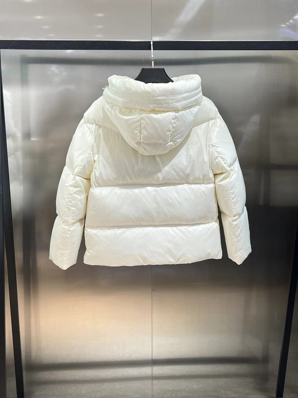 Moncler Women's Glossy Hooded Puffer Coat