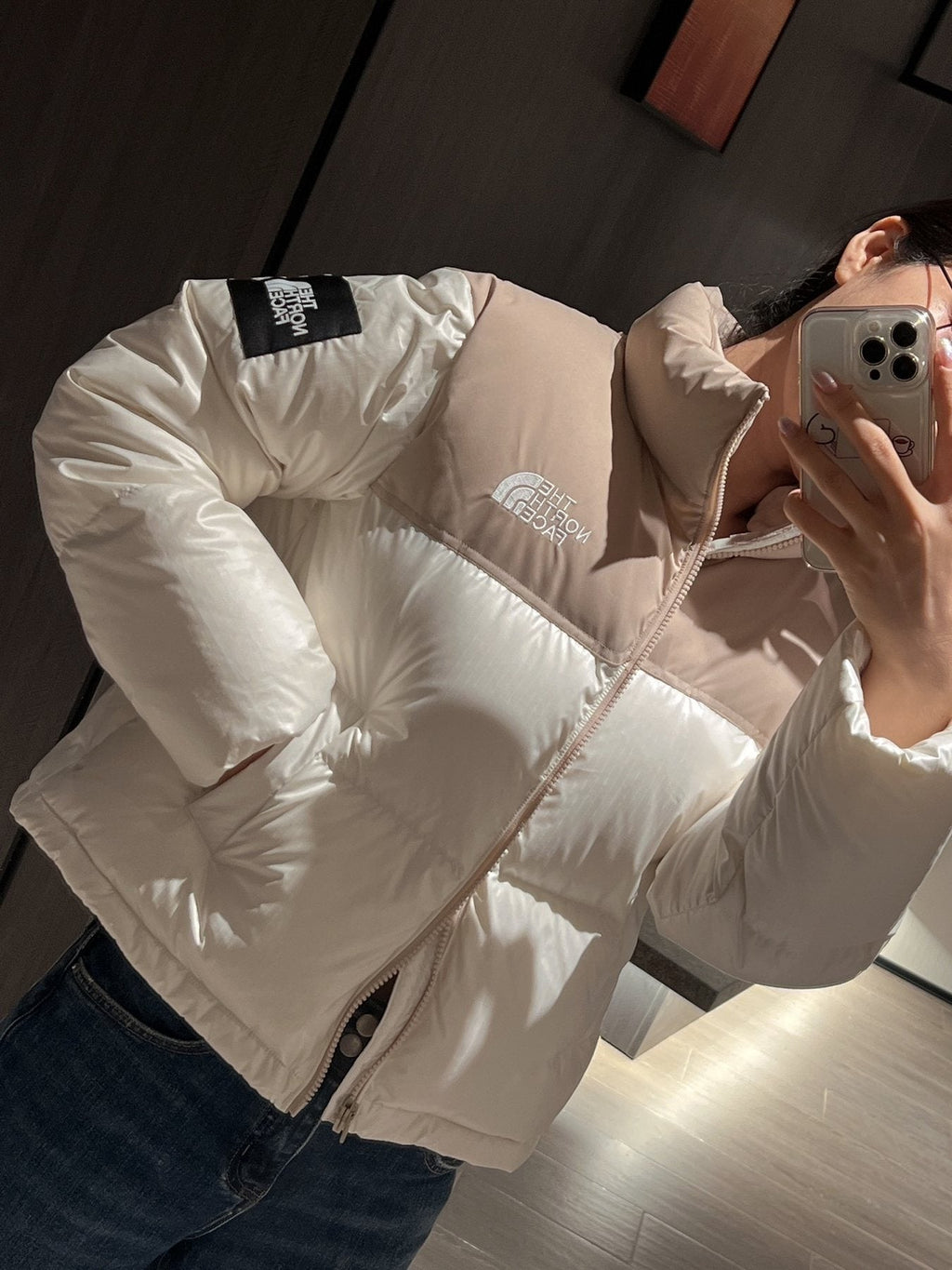 The North Face Women's Cropped Quilted Puffer Jacket