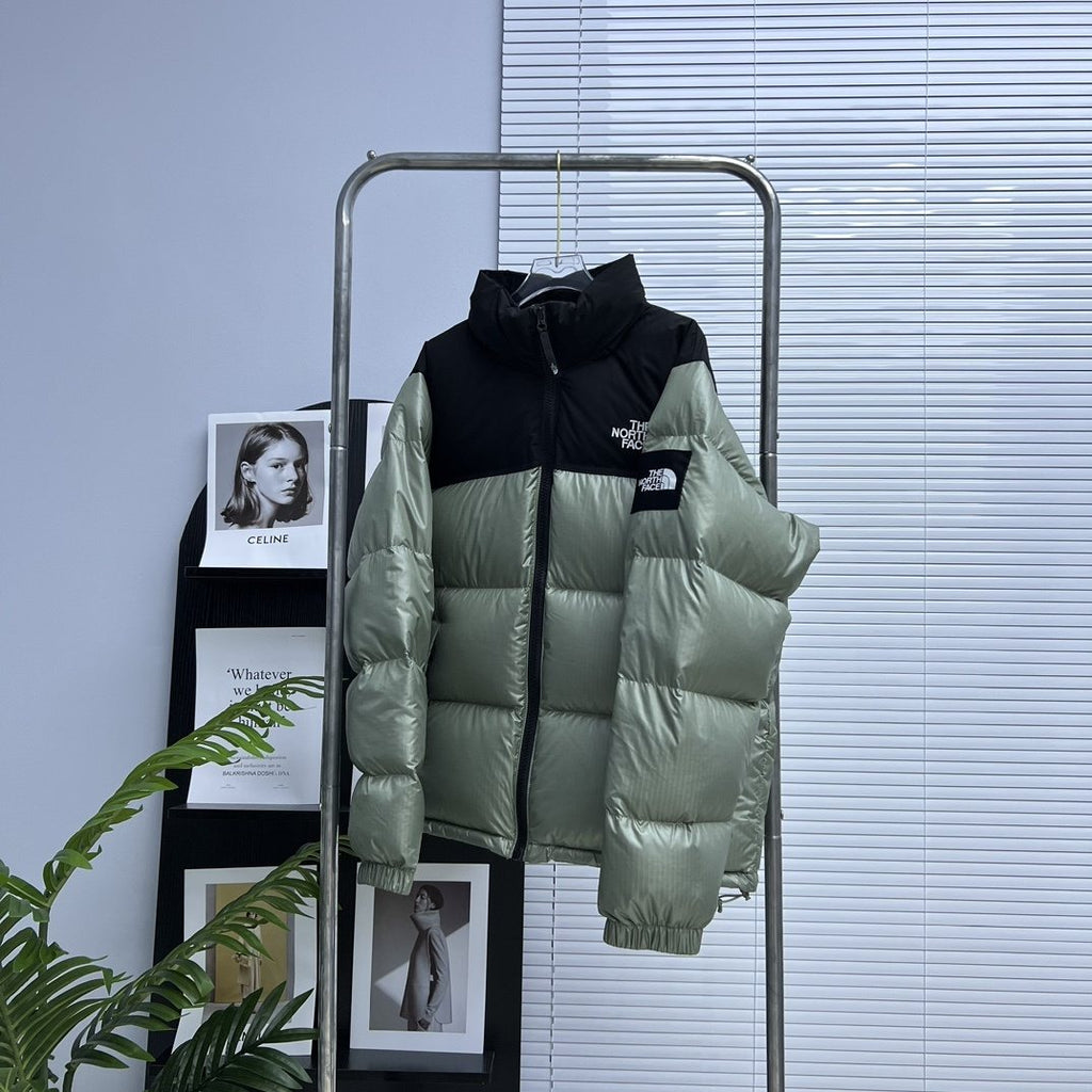 The North Face Color-Block Quilted Puffer Jacket
