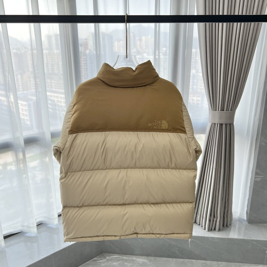 The North Face Color-Block Logo Puffer Jacket