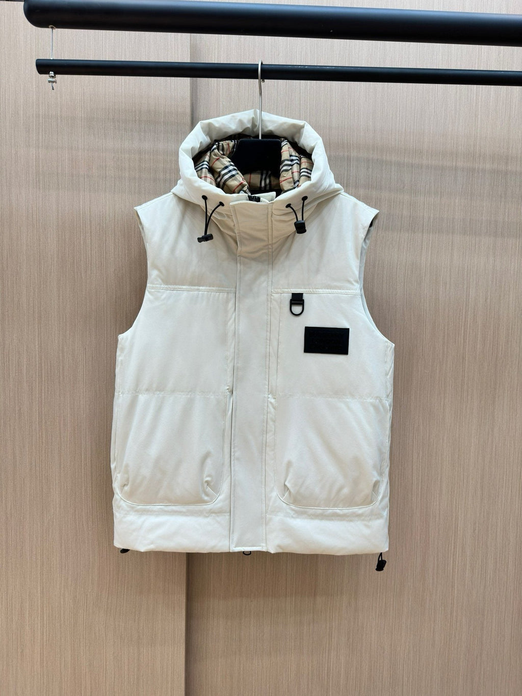 Burberry Hooded Padded Down Vest