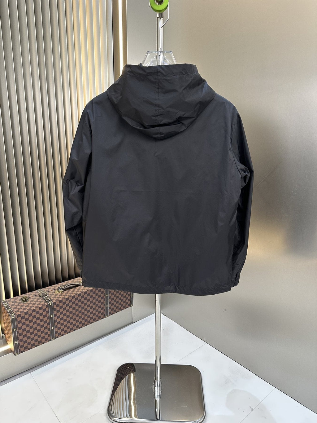 Dior Hooded Wordmark Windbreaker