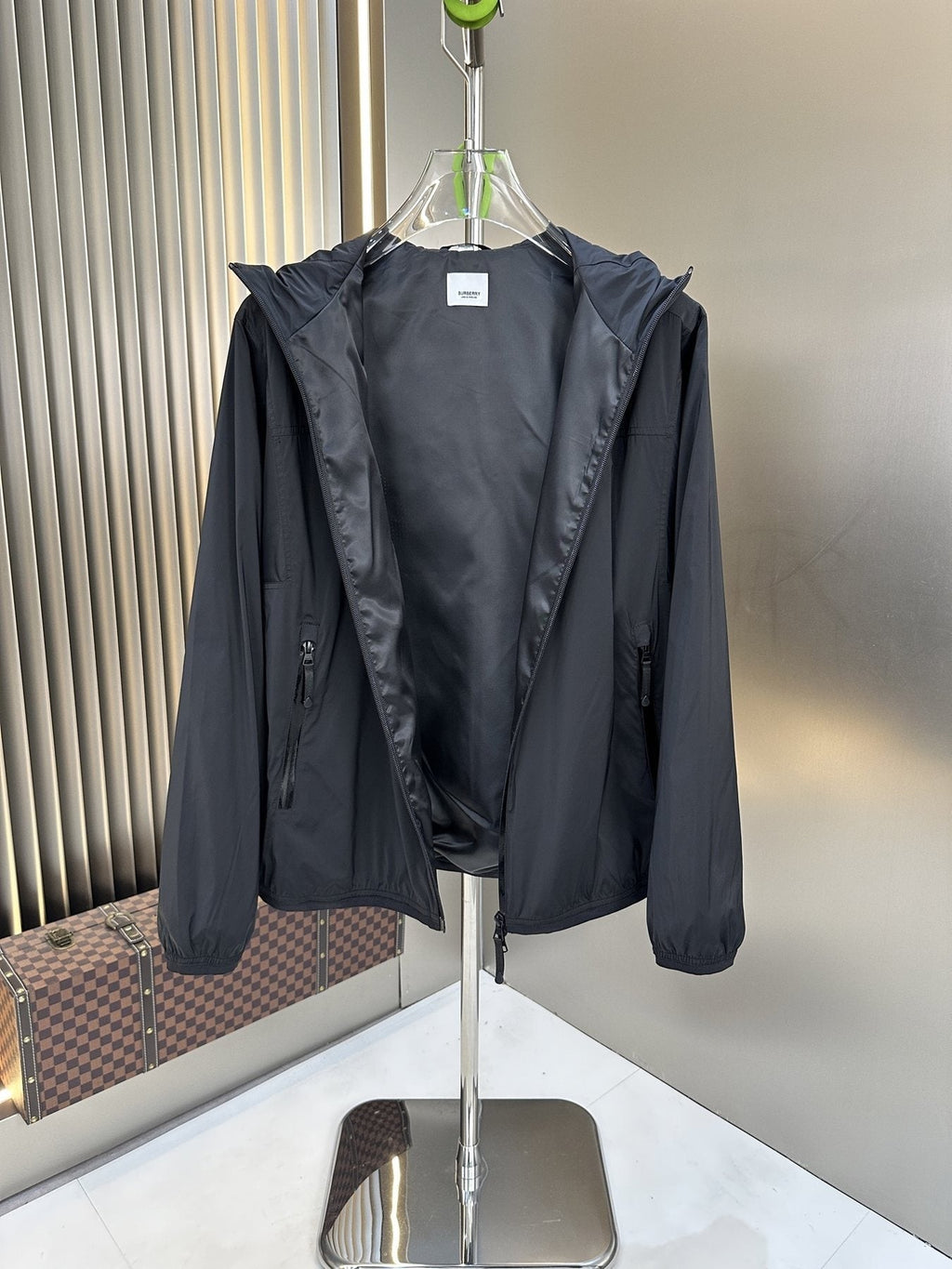 Burberry Hooded Full-Zip Jacket