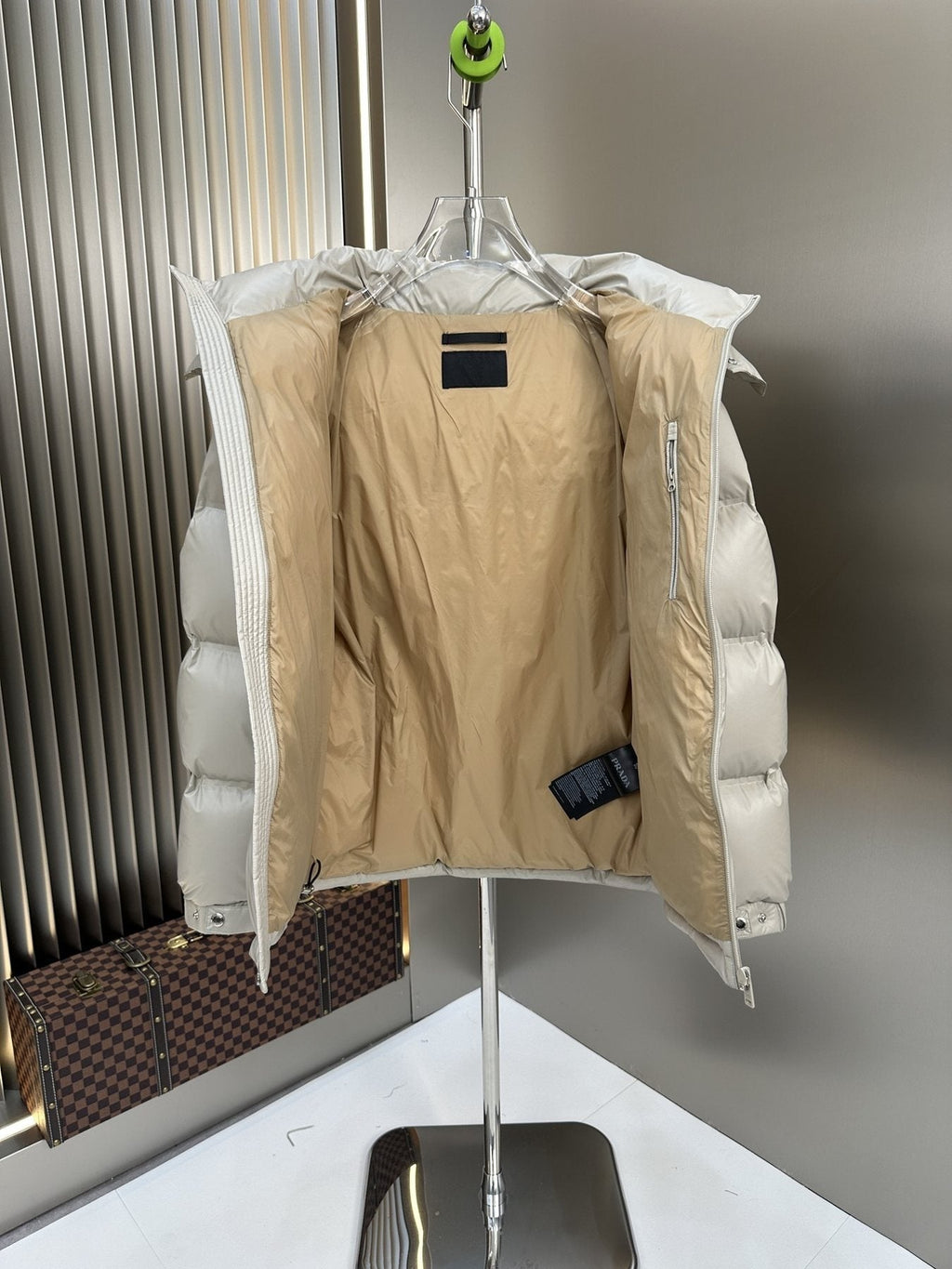 Prada Hooded Quilted Puffer Jacket