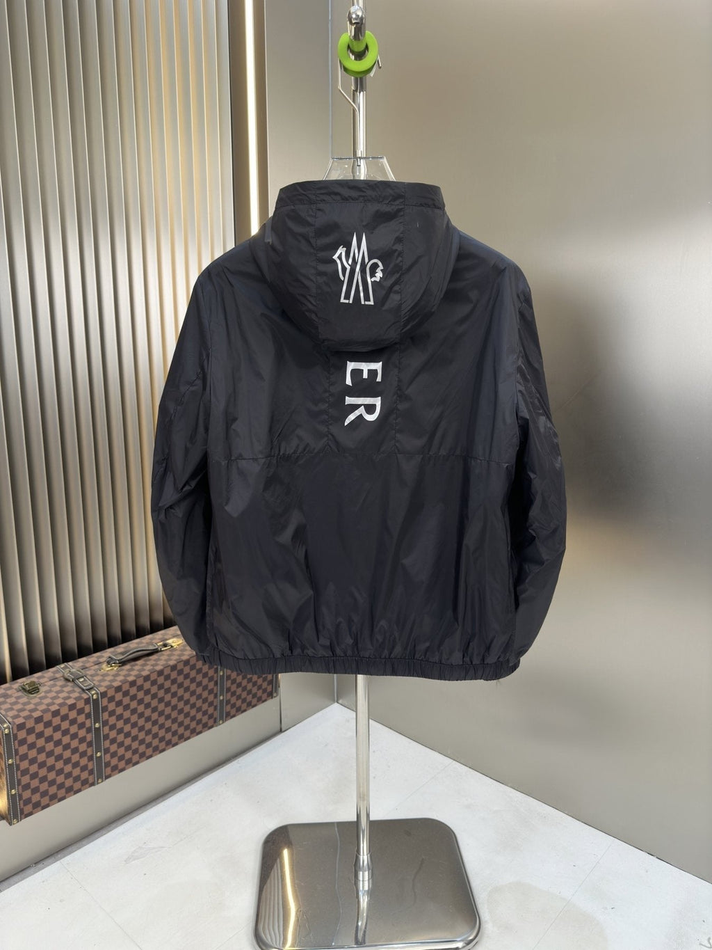 Moncler Hooded Zip-Front Jacket