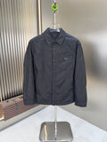 Prada Snap-Front Collared Jacket