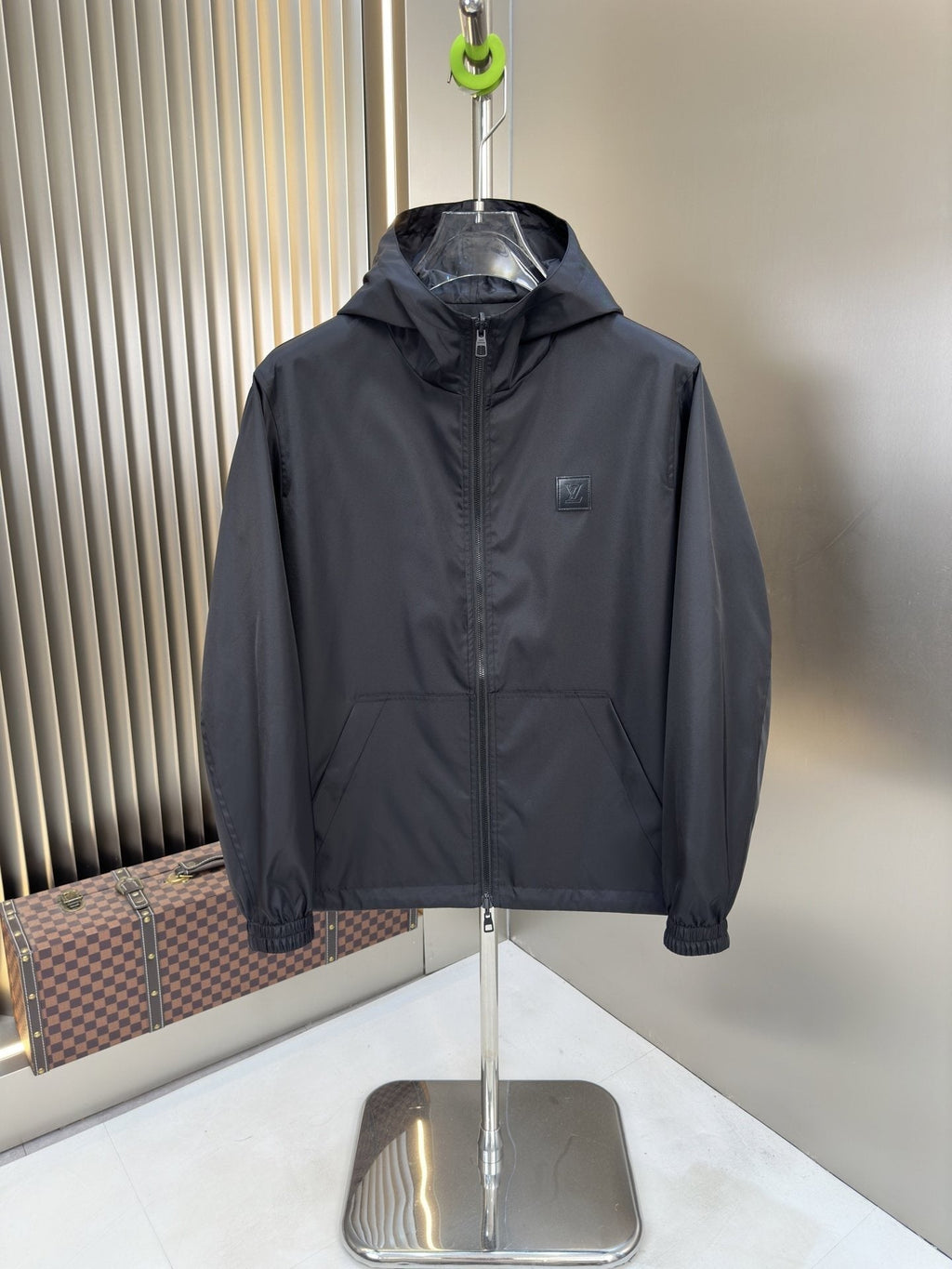 Louis Vuitton Black Hooded Zip Jacket