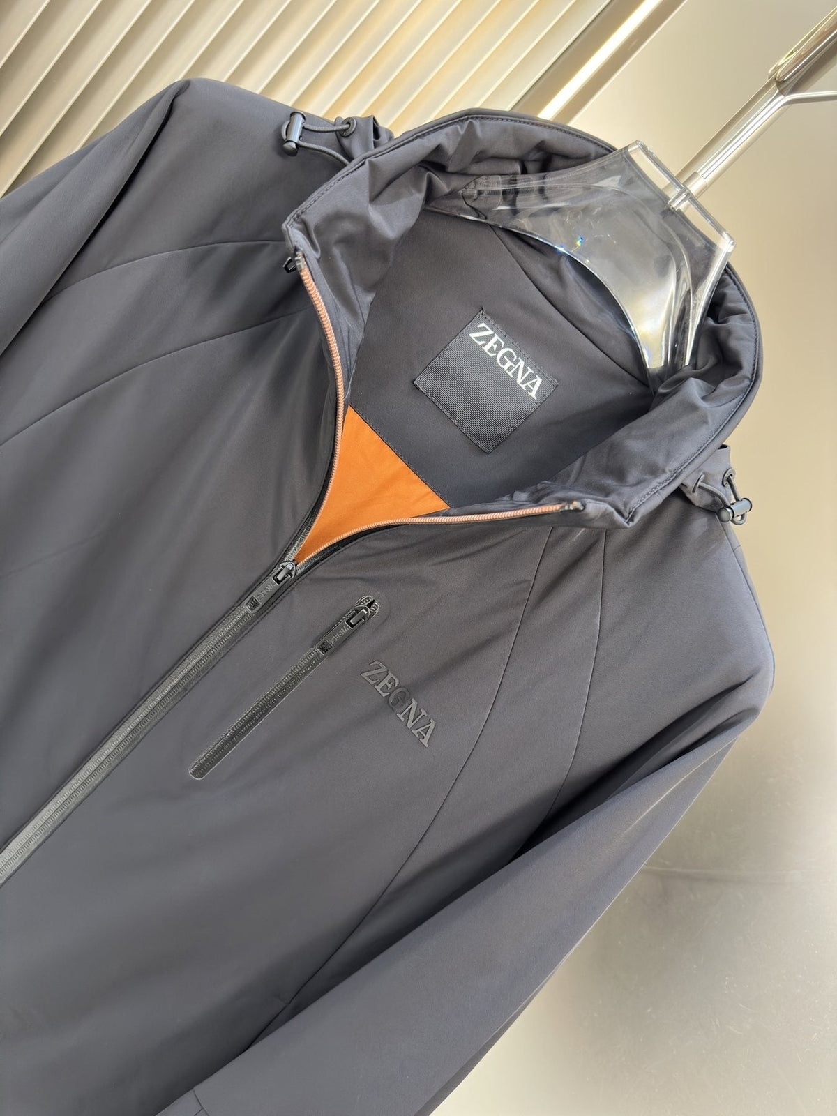 Zegna Hooded Technical Jacket