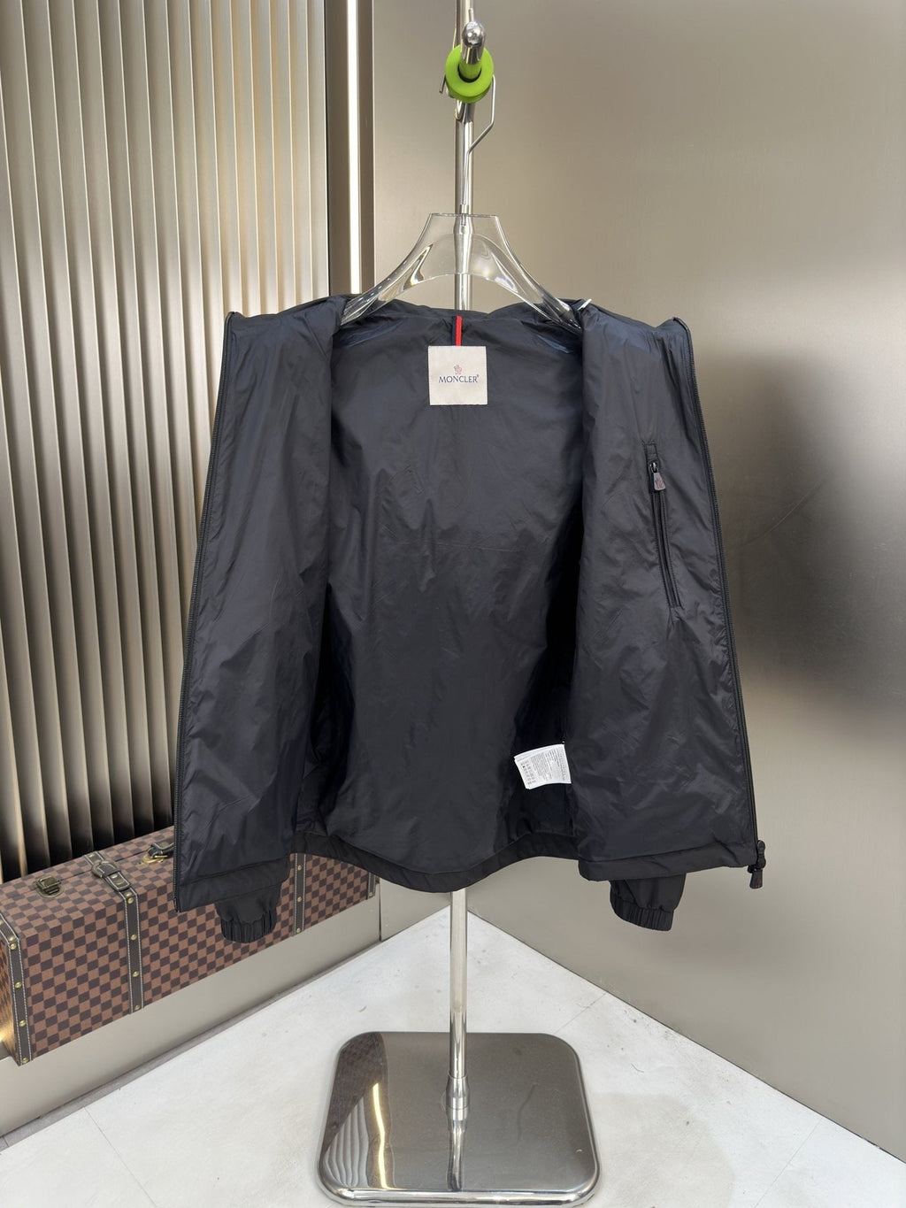 Moncler Hooded Zip-Front Jacket