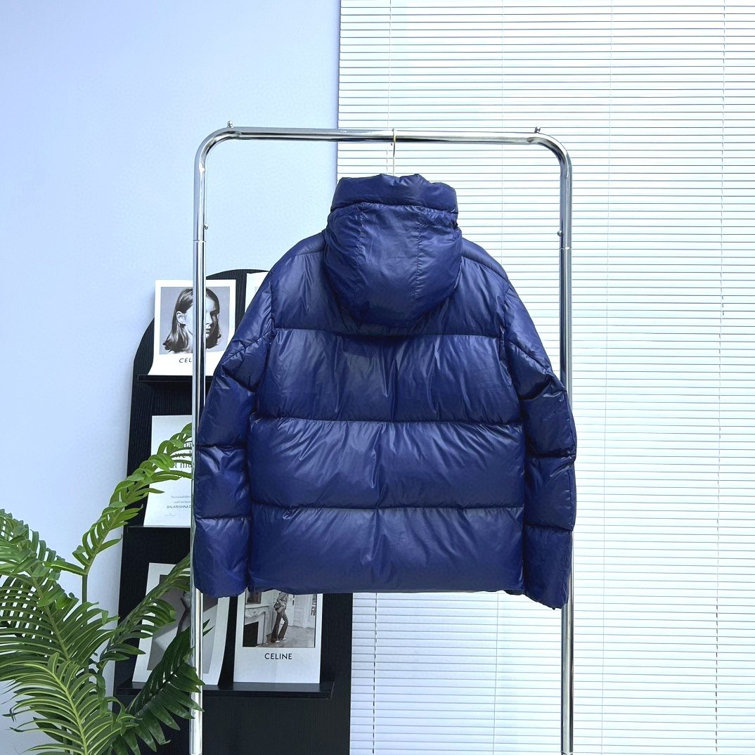 Canada Goose Hooded Glossy Puffer Jacket