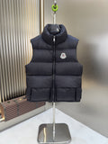 Moncler Navy Quilted Down Vest