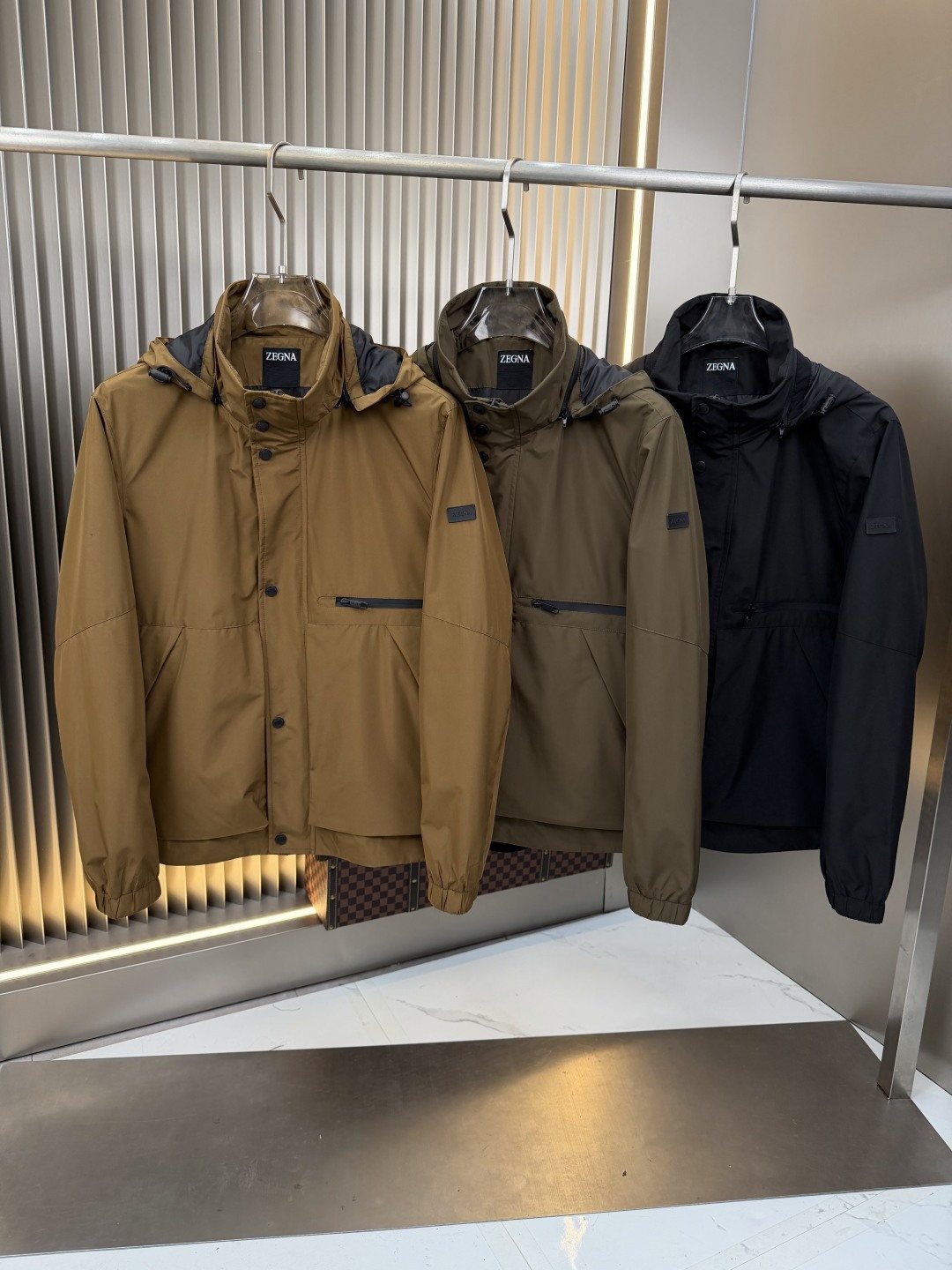 Zegna Hooded Utility Jacket
