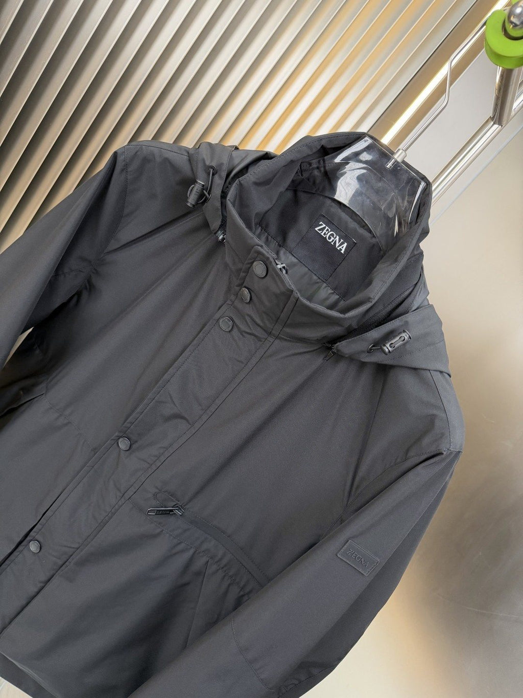 Zegna Hooded Utility Jacket