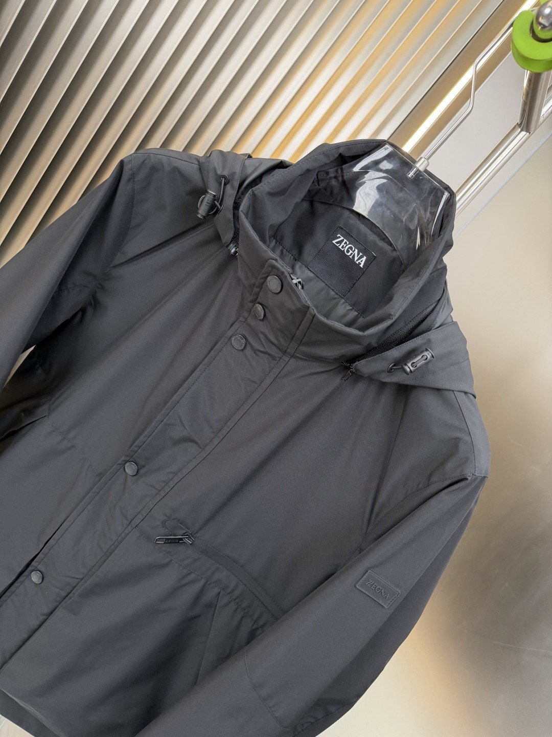 Zegna Hooded Utility Jacket