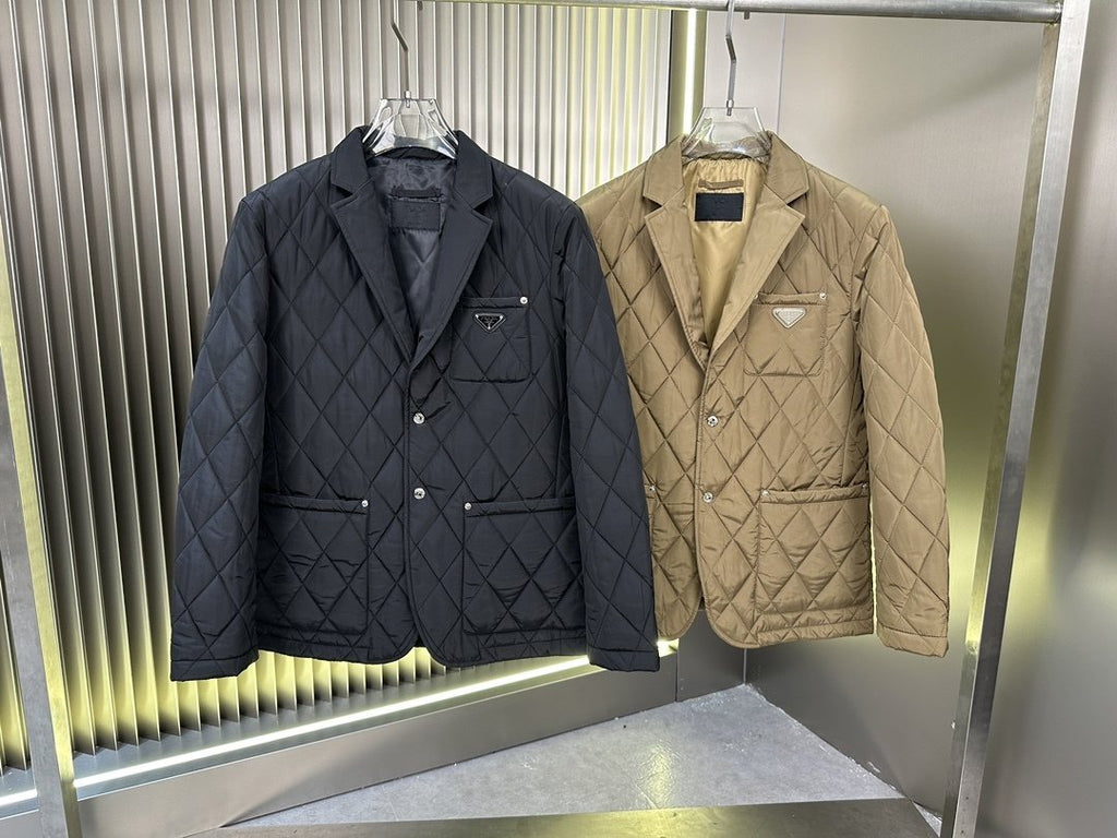 Prada Diamond-Quilted Padded Jacket