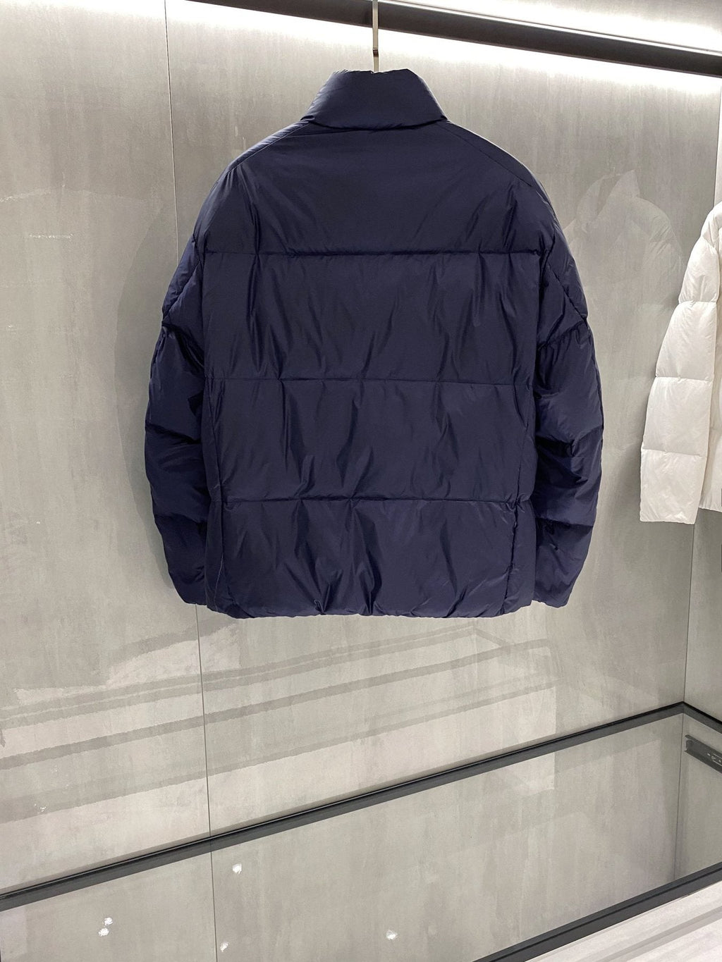 Prada Quilted Stand-Collar Puffer Jacket