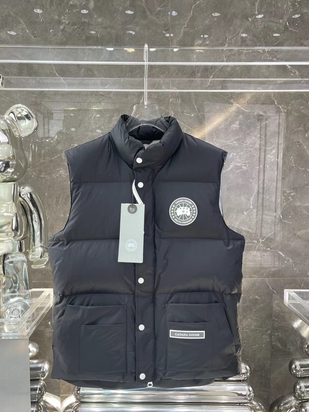 Canada Goose Quilted Snap-Front Vest