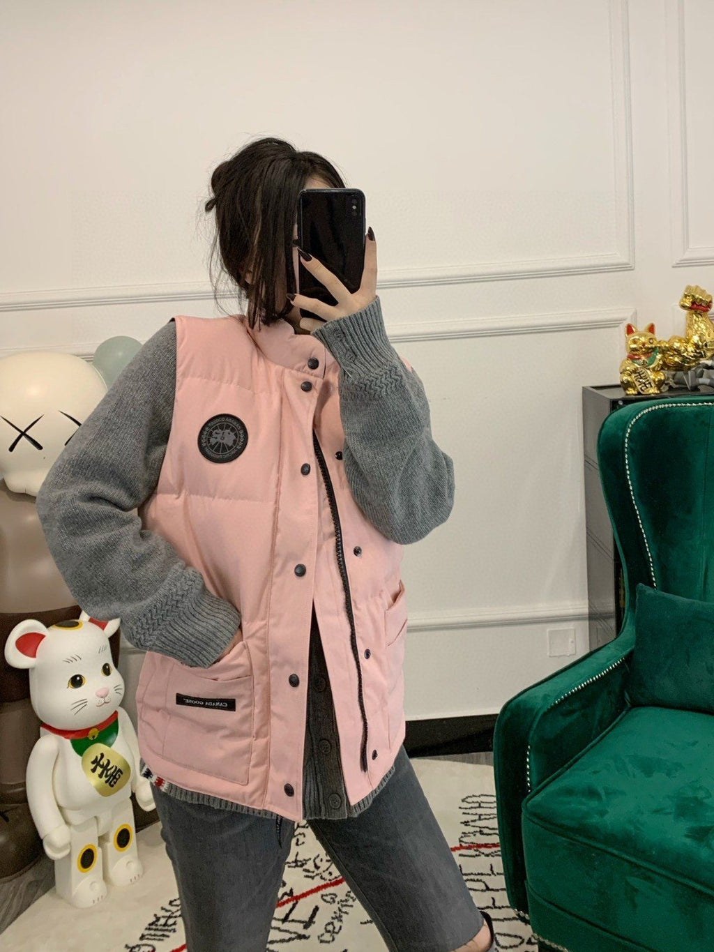 Canada Goose Quilted Snap-Front Vest